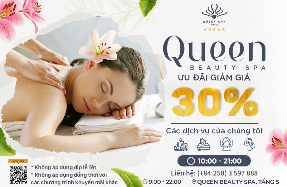 Ưu đãi đặc biệt tại Queen Beauty Spa